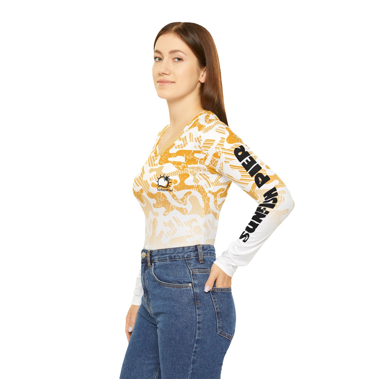 Women's Long Sleeve Butterscotch Pattern